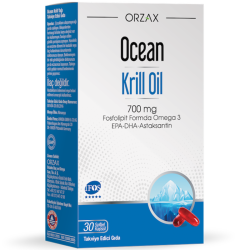 Ocean Krill Oil 700 mg 30 Softgel Capsules - ORZAX