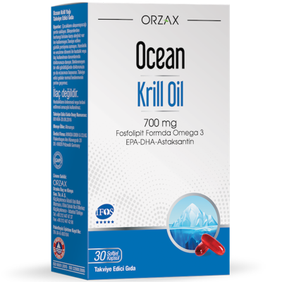 Ocean Krill Oil 700 mg 30 Softgel Capsules - 1