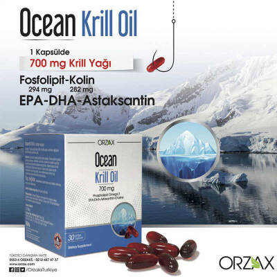 Ocean Krill Oil 700 mg 30 Softgel Capsules - 2