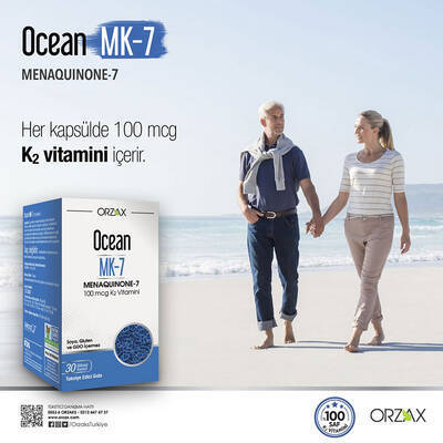 Ocean Menaquinone-7 100 µg 30 Bitkisel Kapsül - 2
