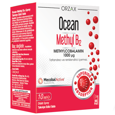 Ocean Methyl B12 Sprey 1000 µg 10 ml - 1
