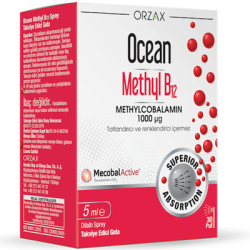 Ocean Methyl B12 Sprey 1000 µg 5 ml - ORZAX