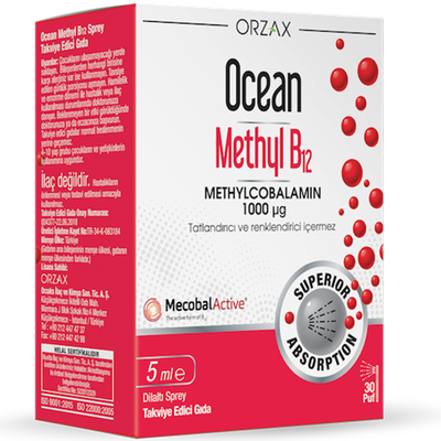 Ocean Methyl B12 Sprey 1000 µg 5 ml - 1