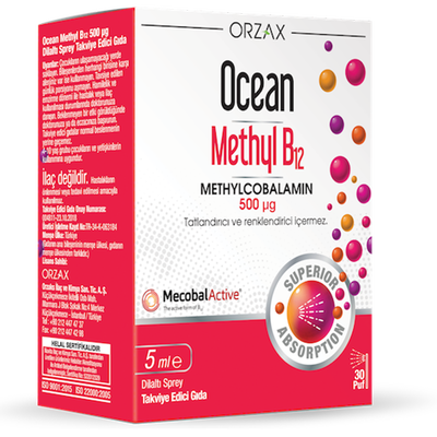 Ocean Methyl B12 Sprey 500 µg 5 ml - 1
