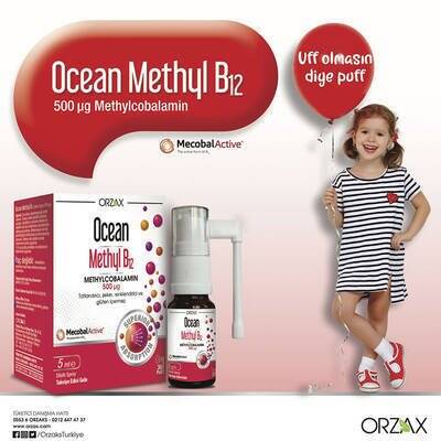 Ocean Methyl B12 Sprey 500 µg 5 ml - 2