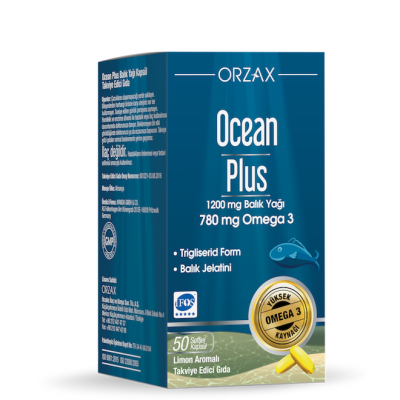Ocean Plus 1200 mg Fish Oil 50 Softgel Capsules - 1