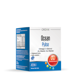 Ocean Pulse Fish Oil 30 Softgel Capsules - ORZAX