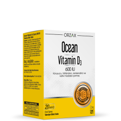 Ocean Vitamin D3 600 IU Oral Sprey 20 ml - ORZAX
