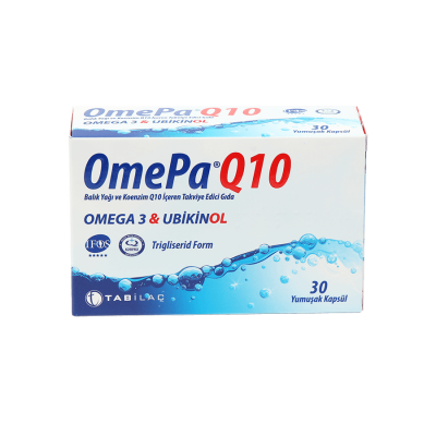 OmePa Q10 Omega-3 Ubiquinol 30 Kapsül - 1