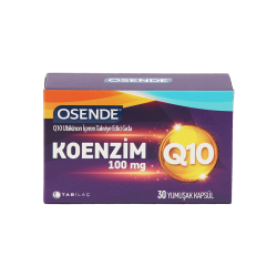 Osende Koenzim Q10 100 mg 30 Yumuşak Kapsül - TAB ILAC
