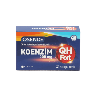 Osende Koenzim QH Fort 200 mg 30 Yumuşak Kapsül - 1