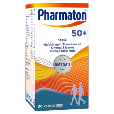Pharmaton 50 Plus 30 Kapsül - 1