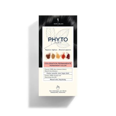 Phyto Phytocolor Coloration Permanente 1 Noir / Siyah - 1