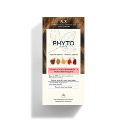 Phyto Phytocolor Coloration Permanente 5.3 Châtain Clair Doré / Açık Kestane Dore - PHYTO