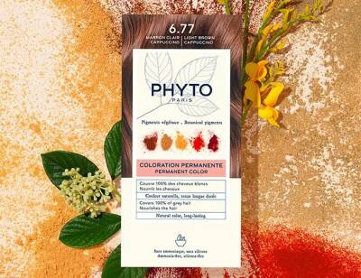 Phyto Phytocolor Coloration Permanente 6.77 Marron Clair Cappuccino / Cappuccino Kahve - 4