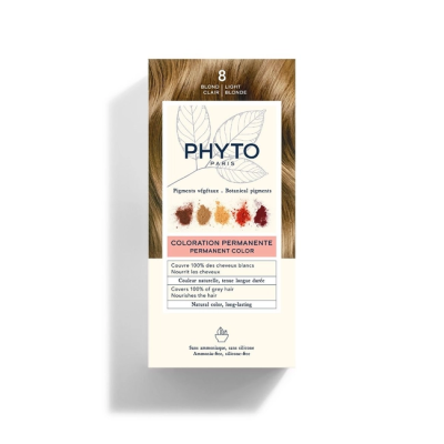Phyto Phytocolor Coloration Permanente 8 Blond Clair / Sarı - 1