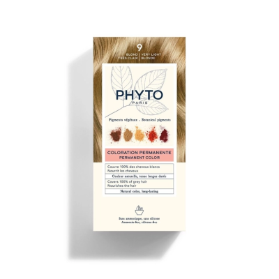 Phyto Phytocolor Coloration Permanente 9 Blond Très Clair / Açık Sarı - 1