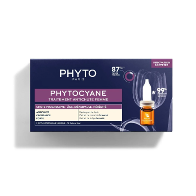Phyto Phytocyane Traitement Antichute Progressieve Femme 12 Ampoules*5 ml - 1