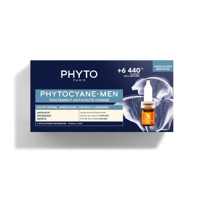 Phyto Phytocyane Traitement Antichute Progressieve Homme 12 Ampoules*3,5 ml - 1