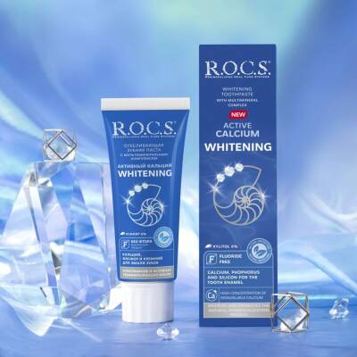 ROCS Active Calcium Whitening Diş Macunu 94 gr - 4