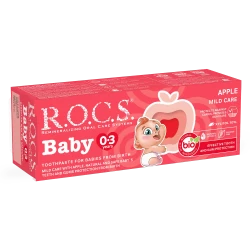 ROCS Baby 0-3 Yaş Elma Püresi Tadında Diş Macunu 35 ml - 2