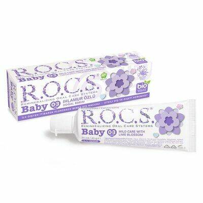 ROCS Baby 0-3 Yaş Ihlamur Özlü Diş Macunu 35 ml - 2