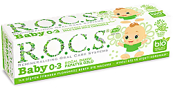 ROCS Baby 0-3 Yaş Papatya Özlü Diş Macunu 35 ml - 1