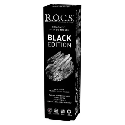ROCS Black Edition Diş Macunu 74 gr - 1