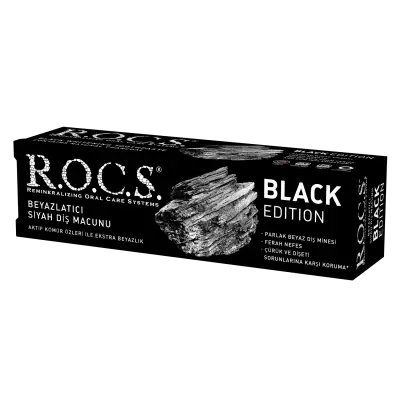 ROCS Black Edition Diş Macunu 74 gr - 2