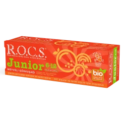 ROCS Junior 6-12 Yaş Meyveli Gökkuşağı Diş Macunu 60 ml - 3