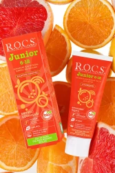 ROCS Junior 6-12 Yaş Meyveli Gökkuşağı Diş Macunu 60 ml - 4