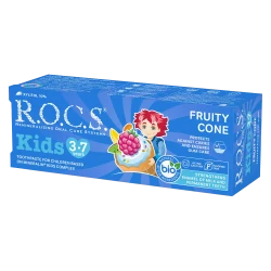 ROCS Kids 3-7 Yaş Meyve Külahı Tadında Diş Macunu 35 ml - 2