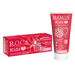 ROCS Kids 4-7 Yaş Ahududu ve Çilek Tadında Diş Macunu 35 ml - 3