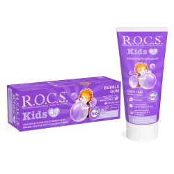 ROCS Kids 4-7 Yaş Balonlu Sakız Tadında Diş Macunu 35 ml - 3
