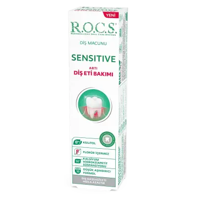 ROCS Sensitive Plus Gum Care Diş Macunu 94 gr - 1