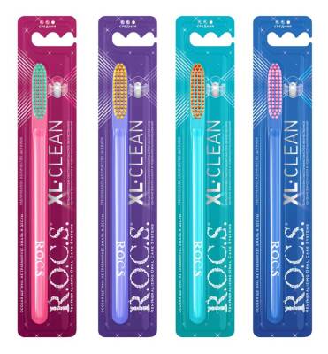 ROCS XL- Clean Diş Fırçası - Medium - 1