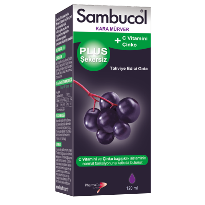 Sambucol Plus Şekersiz Likit Şurup 120 ml - 1