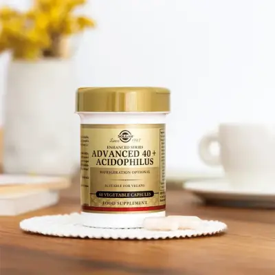 Solgar Advanced 40+ Acidophilus 60 Vegetable Capsules - 2