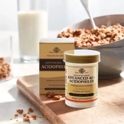 Solgar Advanced 40+ Acidophilus 60 Vegetable Capsules - 5