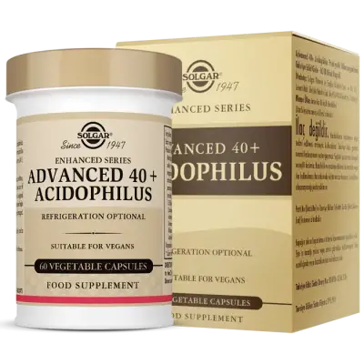 Solgar Advanced 40+ Acidophilus 60 Vegetable Capsules - 6