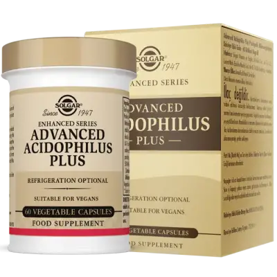 Solgar Advanced Acidophilus Plus 60 Vegetable Capsules - 1