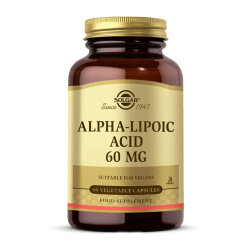 Solgar Alpha Lipoic Acid 60 mg 60 Vegetable Capsules - SOLGAR