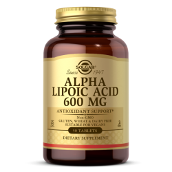 Solgar Alpha Lipoic Acid 600 mg 50 Tablets - SOLGAR