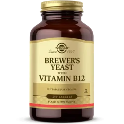 Solgar Brewer’s Yeast with Vitamin B12 250 Tablets - 1