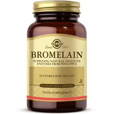 Solgar Bromelain 60 Vegetable Capsules - 1