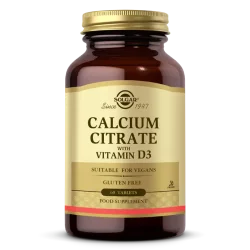 Solgar Calcium Citrate with Vitamin D3 60 Tablets - 1