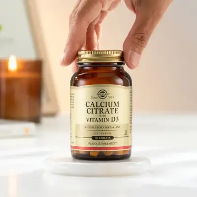 Solgar Calcium Citrate with Vitamin D3 60 Tablets - 2