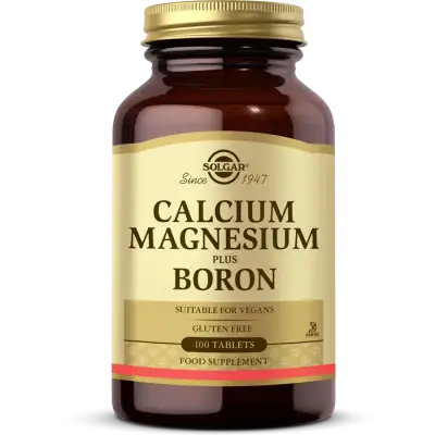 Solgar Calcium Magnesium Plus Boron 100 Tablets - 1