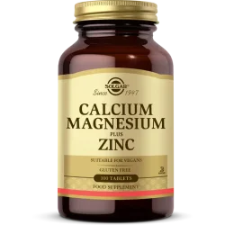 Solgar Calcium Magnesium Plus Zinc 100 Tablets - 1
