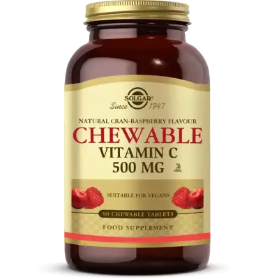 Solgar Chewable Vitamin C 500 mg 90 Tablets - 1